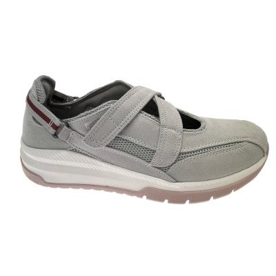 JANA scarpa per donna ballerina sneaker sportiva grigio a strappo 42