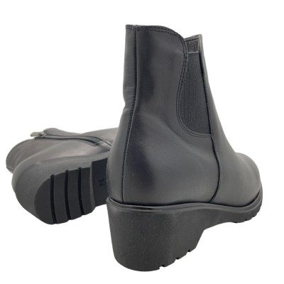 MELLUSO  R35600 stivaletto per donna con zeppa anckle boot 34 nero cerniera