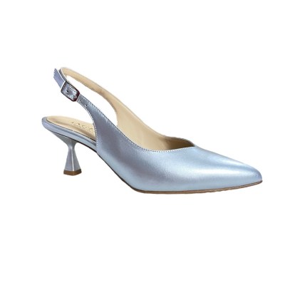 Angela Calzature Elegance special numbers Shoes Grey pelle perlata heel 6 cm