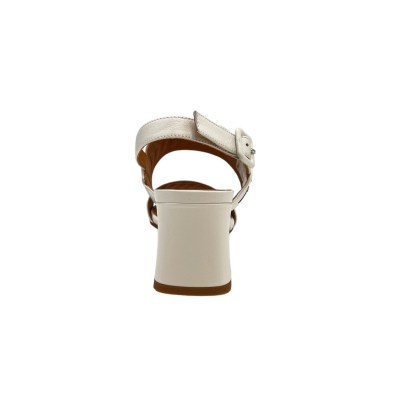 MELLUSO sandali in pelle colore bianco tacco medio 4-7 cm   made in italy dal 33 al 44 donna numeri speciali    