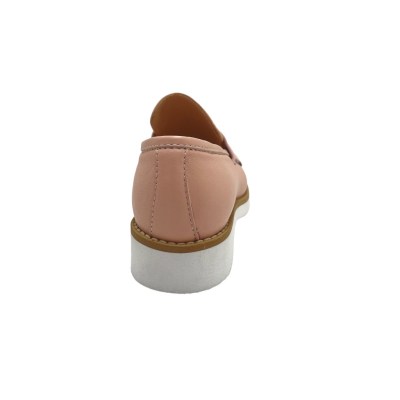 Angela Calzature mocassini in pelle colore rosa tacco basso 1-4 cm   stile e comfort dal 32 al 34 e dal 42 al45 numeri speciali    