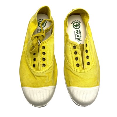 NATURAL WORLD ECO scarpa in cotone GIALLO 102E 694 Old Lavanda Vegan shoes