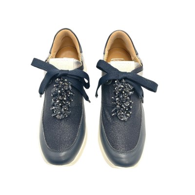 COMART calzaturificio  Shoes Blue Fabric heel 6 cm