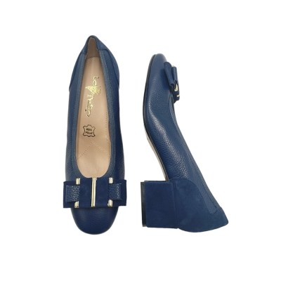 Calzaturificio Le Tulip special numbers Shoes Blue leather heel 3 cm