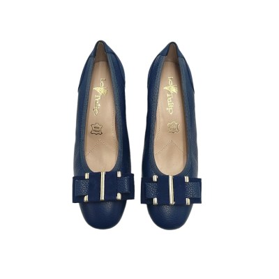 Calzaturificio Le Tulip special numbers Shoes Blue leather heel 3 cm