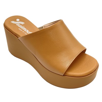 SUSIMODA special numbers Shoes camel leather heel 7 cm