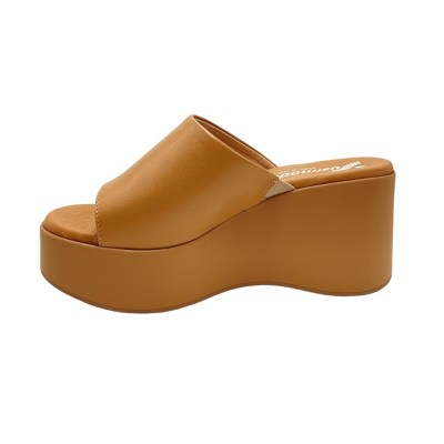 SUSIMODA special numbers Shoes camel leather heel 7 cm