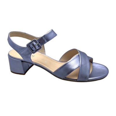 GABOR 22.913.86  sandalo per donna mary jane lilla glicine metal 42 42,5 43 43,5 laccetto