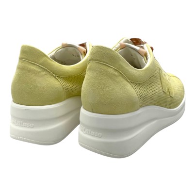 MELLUSO WALK R20245 SILVY 34  sneaker scarpa per donna sportiva  giallo soletta estraibile