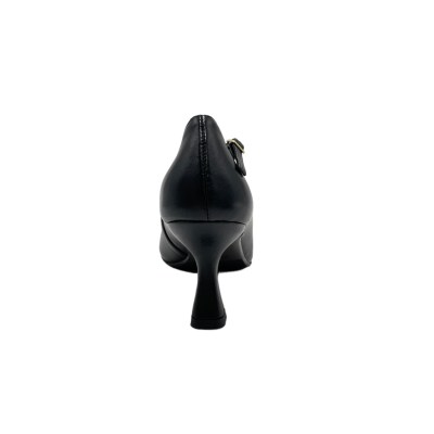 MELLUSO decollete in pelle colore nero tacco medio 4-7 cm   donna made in italy 33,34 numeri speciali    