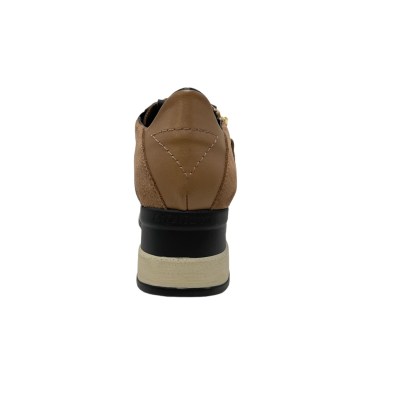 MELLUSO sneakers in camoscio colore marrone tacco medio 4-7 cm   donna made in italy 34 numeri speciali    