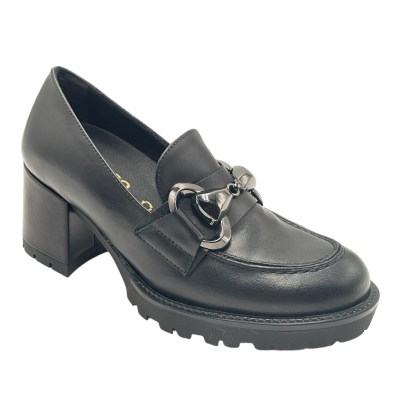 MELLUSO decollete in pelle colore nero tacco medio 4-7 cm   made in italy 33-34/43-44 donna numeri speciali    