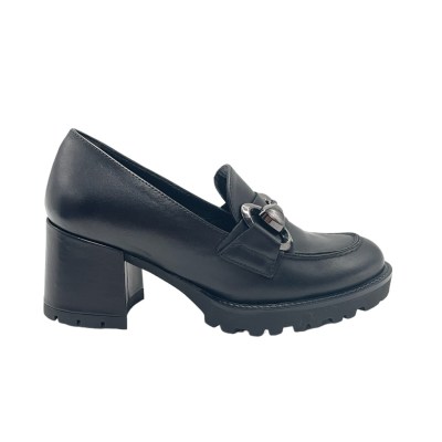 MELLUSO decollete in pelle colore nero tacco medio 4-7 cm   made in italy 33-34/43-44 donna numeri speciali    