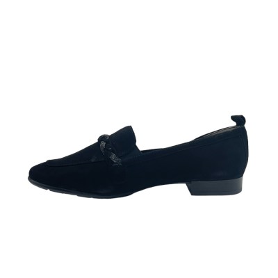 TAMARIS special numbers Shoes black chamois heel 2 cm