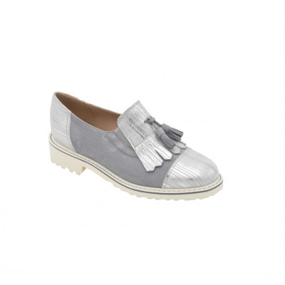 Calzaturificio Le Tulip special numbers Shoes Grey leather heel 2 cm