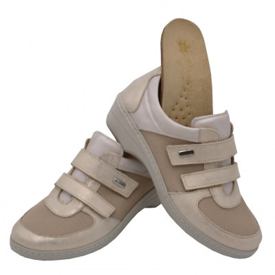 SUSIMODA standard numbers Shoes Beige leather heel 2 cm
