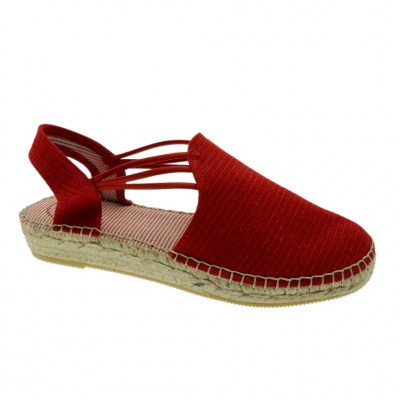 Toni Pons NOA CR sandalo corda rosso  espadrillas vegan shoes