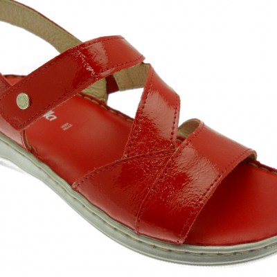 Riposella 40724 sandalo rosso vernice plantare memory form
