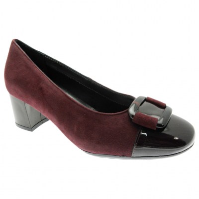 SOFFICE SOGNO 20780  scarpa donna decoltè  bordeaux con fibbia