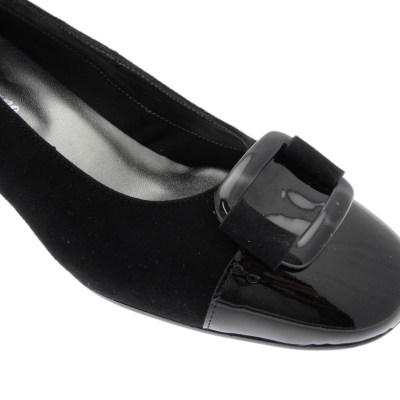 SOFFICE SOGNO 20780  scarpa donna decoltè nero con fibbia
