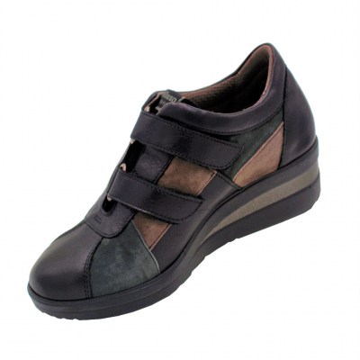 MELLUSO sneakers in pelle colore bronzo tacco basso 1-4 cm   nr.33 numeri speciali    