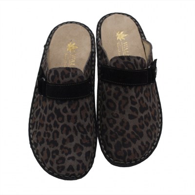 SUSIMODA pantofole ciabatte in pelle colore nero tacco basso 1-4 cm   nr 42 numeri speciali    