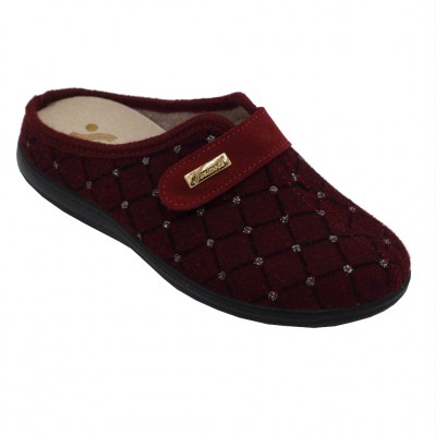 SUSIMODA special numbers Shoes bordeaux lana cotta heel 1 cm