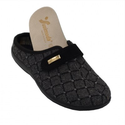 SUSIMODA pantofole ciabatte in lana cotta colore nero tacco basso 1-4 cm   nr 42 numeri speciali    